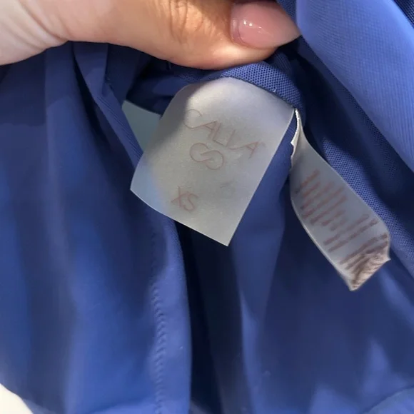 CALIA Women's High Support Cross Back Tankini Swim Top Royal Blue WSA23302 XS - Picture 3 of 6